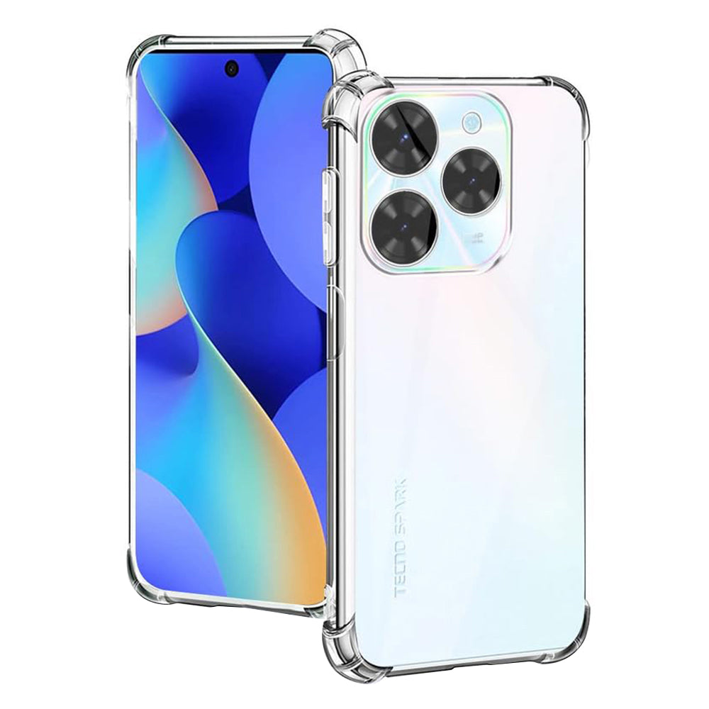 Coque pour Tecno Spark 20 Pro, Techsuit, Antichoc Claire, Transparente