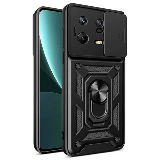 Coque pour Xiaomi 13 Pro, Techsuit, CamShield, Noire