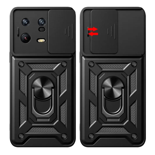Coque pour Xiaomi 13 Pro, Techsuit, CamShield, Noire