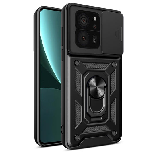 Coque pour Xiaomi 13T Pro / 13T, Techsuit, CamShield, Noire