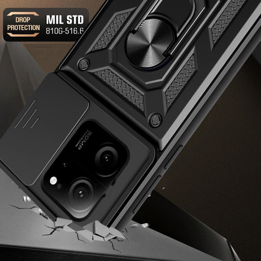 Coque pour Xiaomi 13T Pro / 13T, Techsuit, CamShield, Noire