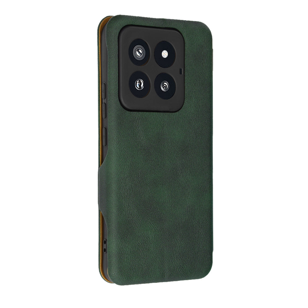 Hülle für Xiaomi 14 Pro, Techsuit, Safe Wallet Plus, Grün