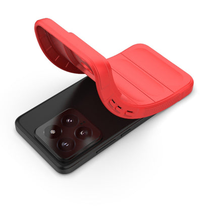 Hoes voor Xiaomi 14, Techsuit, Magic Shield, Kersenrood