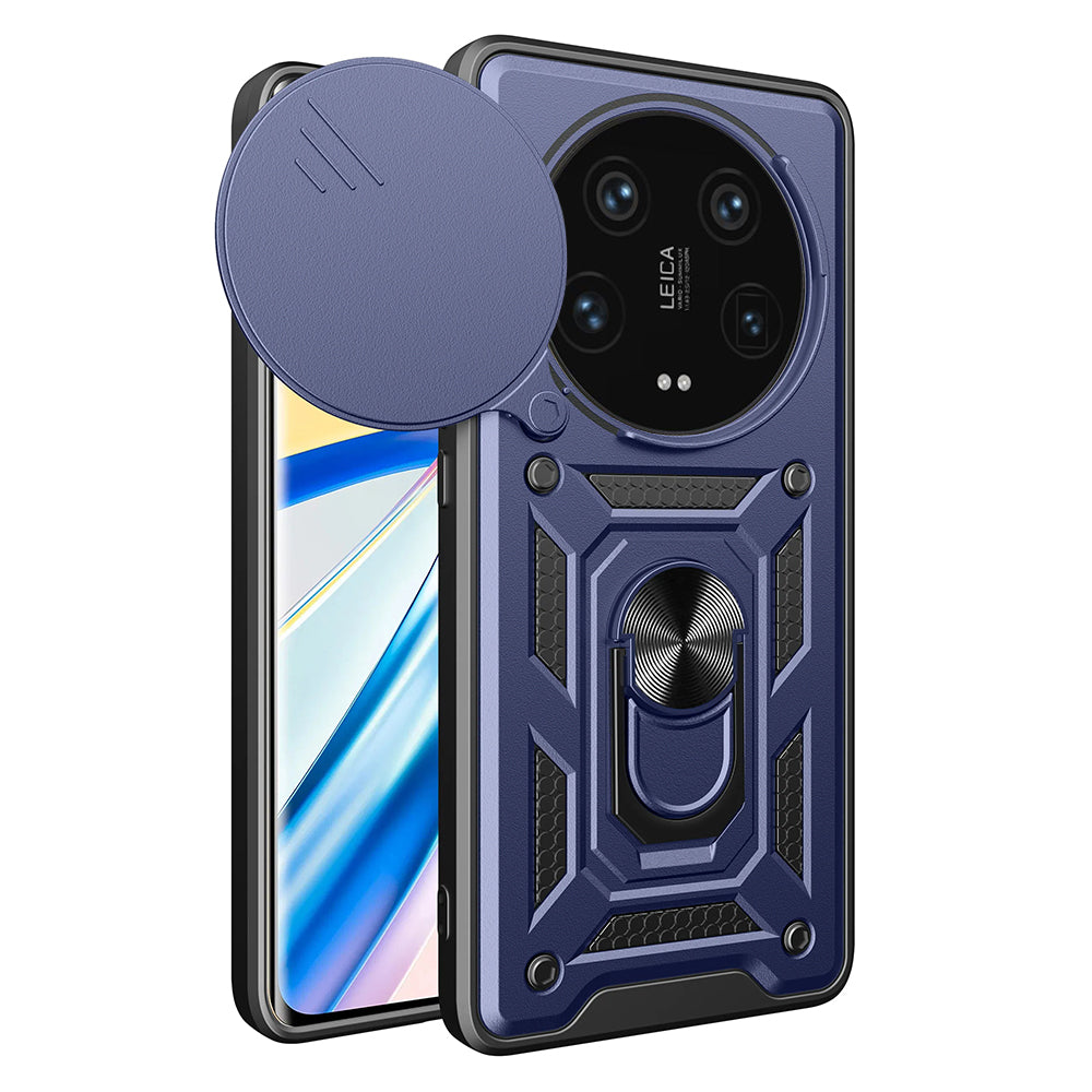 Hülle für Xiaomi 14 Ultra, Techsuit, CamShield, Blau