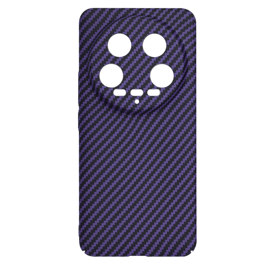 Hülle für Xiaomi 14 Ultra, Techsuit, Carbonite FiberShell, Lila