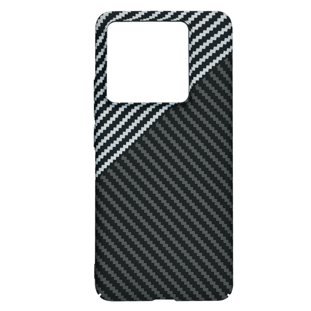 Hülle für Xiaomi 14T Pro, Techsuit, Carbonite FiberShell, Schwarz Grau
