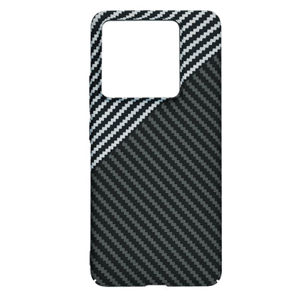 Hülle für Xiaomi 14T Pro, Techsuit, Carbonite FiberShell, Schwarz Grau