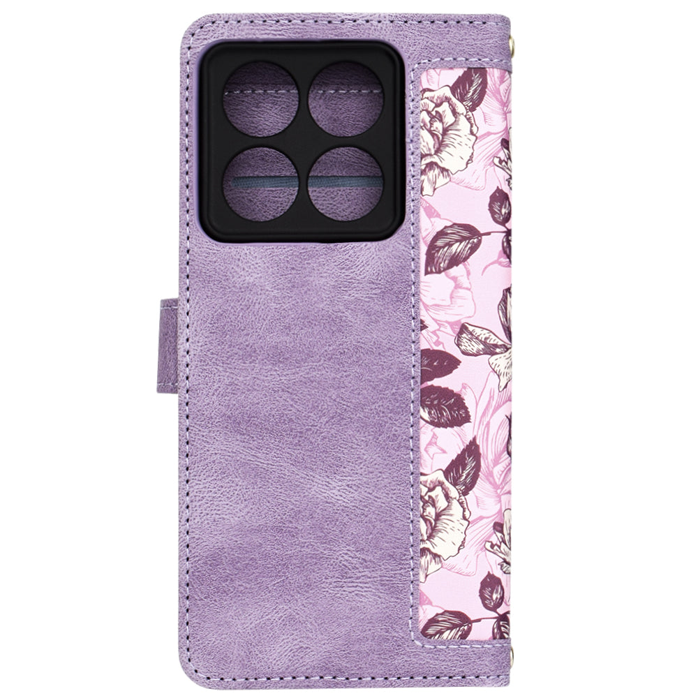 Coque pour Xiaomi 14T Pro, Techsuit, FlipCraft, Violet