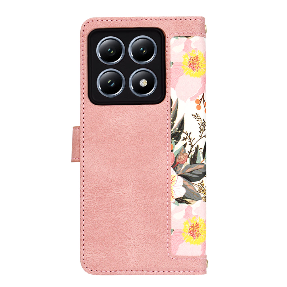 Hülle für Xiaomi 14T Pro, Techsuit, FlipCraft, Rosa