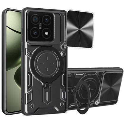 Coque pour Xiaomi 14T, Techsuit, CamGuard Pro, Noire