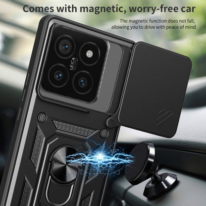 Hülle für Xiaomi 14T, Techsuit, CamShield, Schwarz