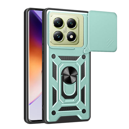 Coque pour Xiaomi 14T, Techsuit, CamShield, Vert