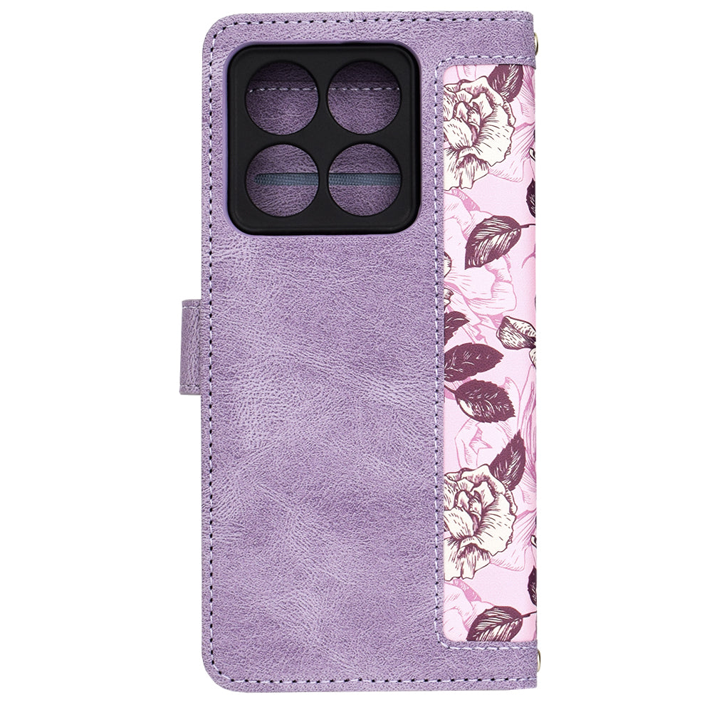 Hülle für Xiaomi 14T, Techsuit, FlipCraft, Lila