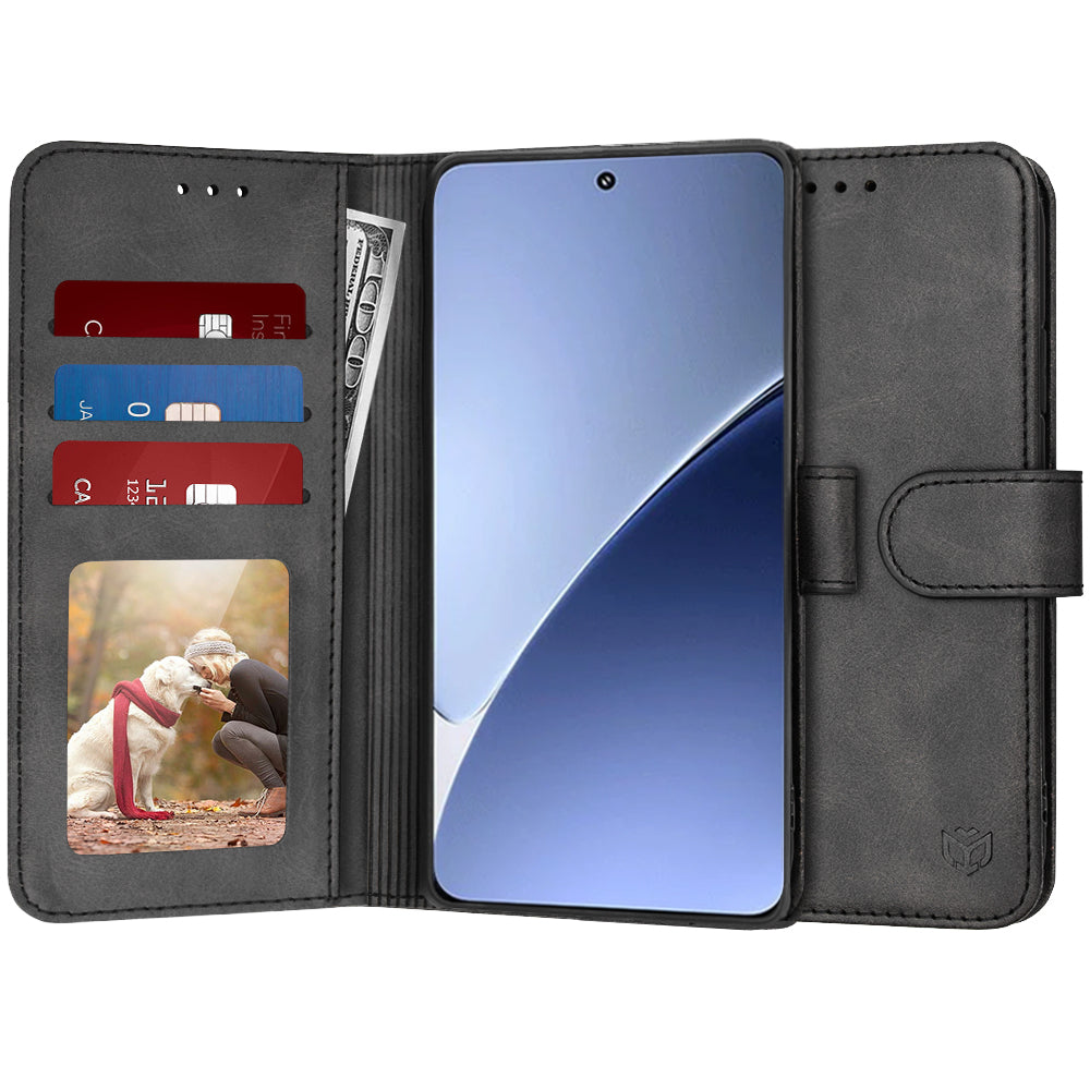 Hoes voor Xiaomi 15 Pro, Techsuit, Diary Book, Zwart