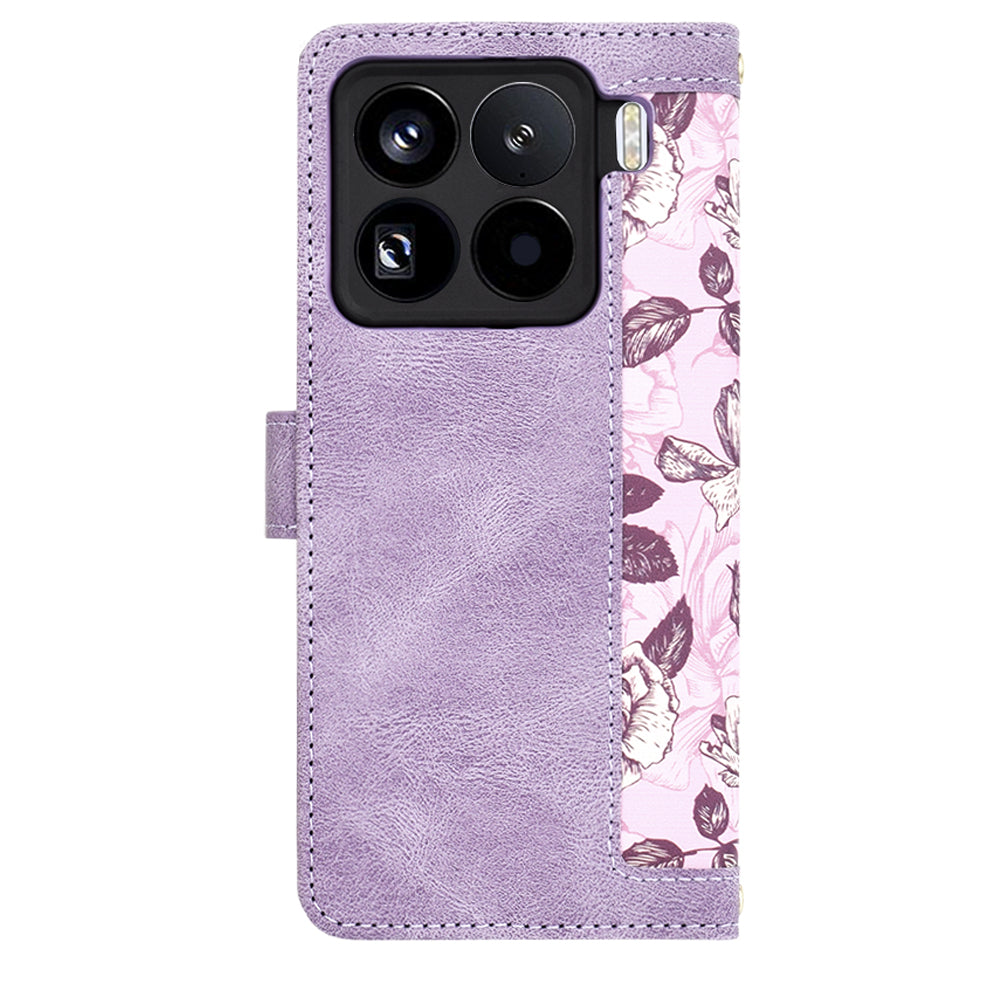 Hülle für Xiaomi 15 Pro, Techsuit, FlipCraft, Lila