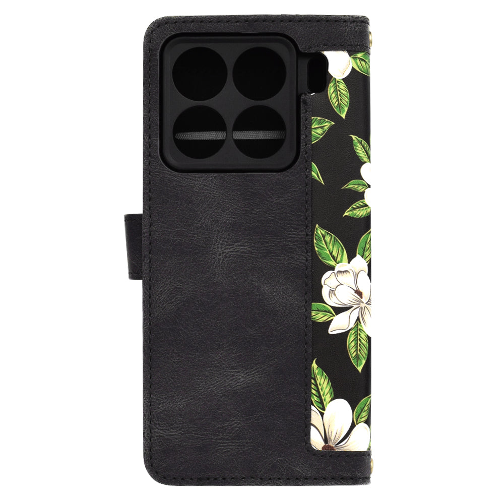 Hülle für Xiaomi 15 Pro, Techsuit, FlipCraft, Schwarz