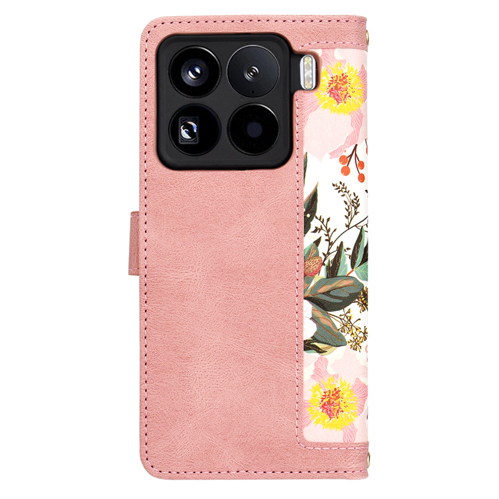 Hülle für Xiaomi 15 Pro, Techsuit, FlipCraft, Rosa