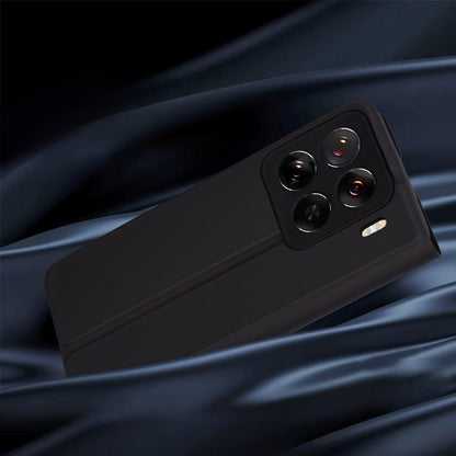 Coque pour Xiaomi 15 Pro, Techsuit, Magskin Book, Noire