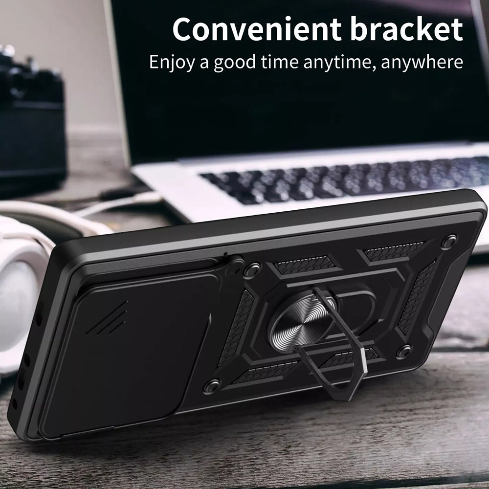 Hoes voor Xiaomi 15, Techsuit, CamShield, Zwart