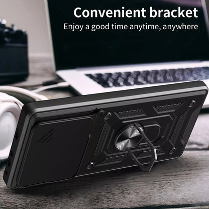 Hoes voor Xiaomi 15, Techsuit, CamShield, Zwart