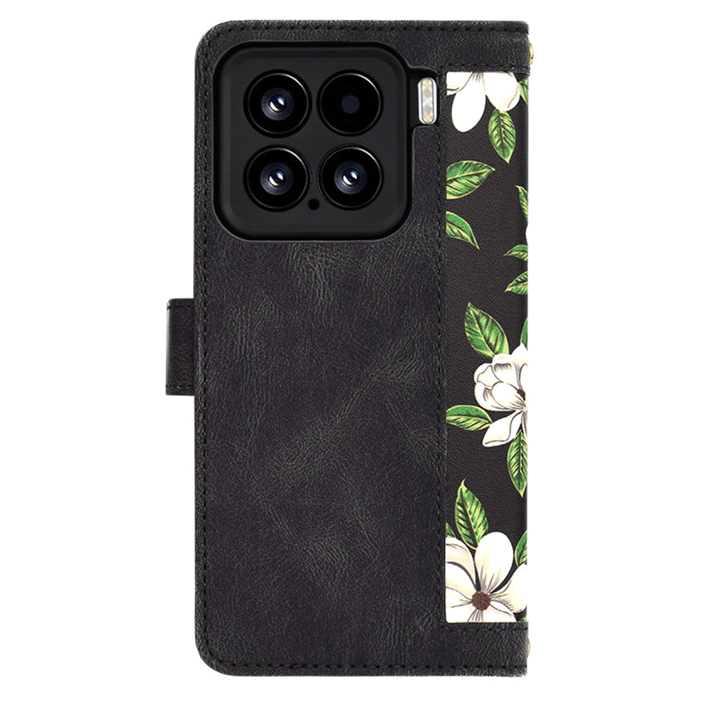Hülle für Xiaomi 15, Techsuit, FlipCraft, Schwarz