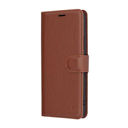 Coque pour Xiaomi 15, Techsuit, Leather Folio, Marron