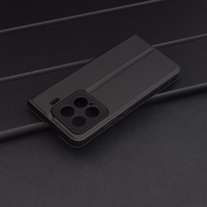 Coque pour Xiaomi 15, Techsuit, Magskin Book, Noire