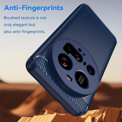 Hülle für Xiaomi 15 Ultra, Techsuit, Carbon, Blau