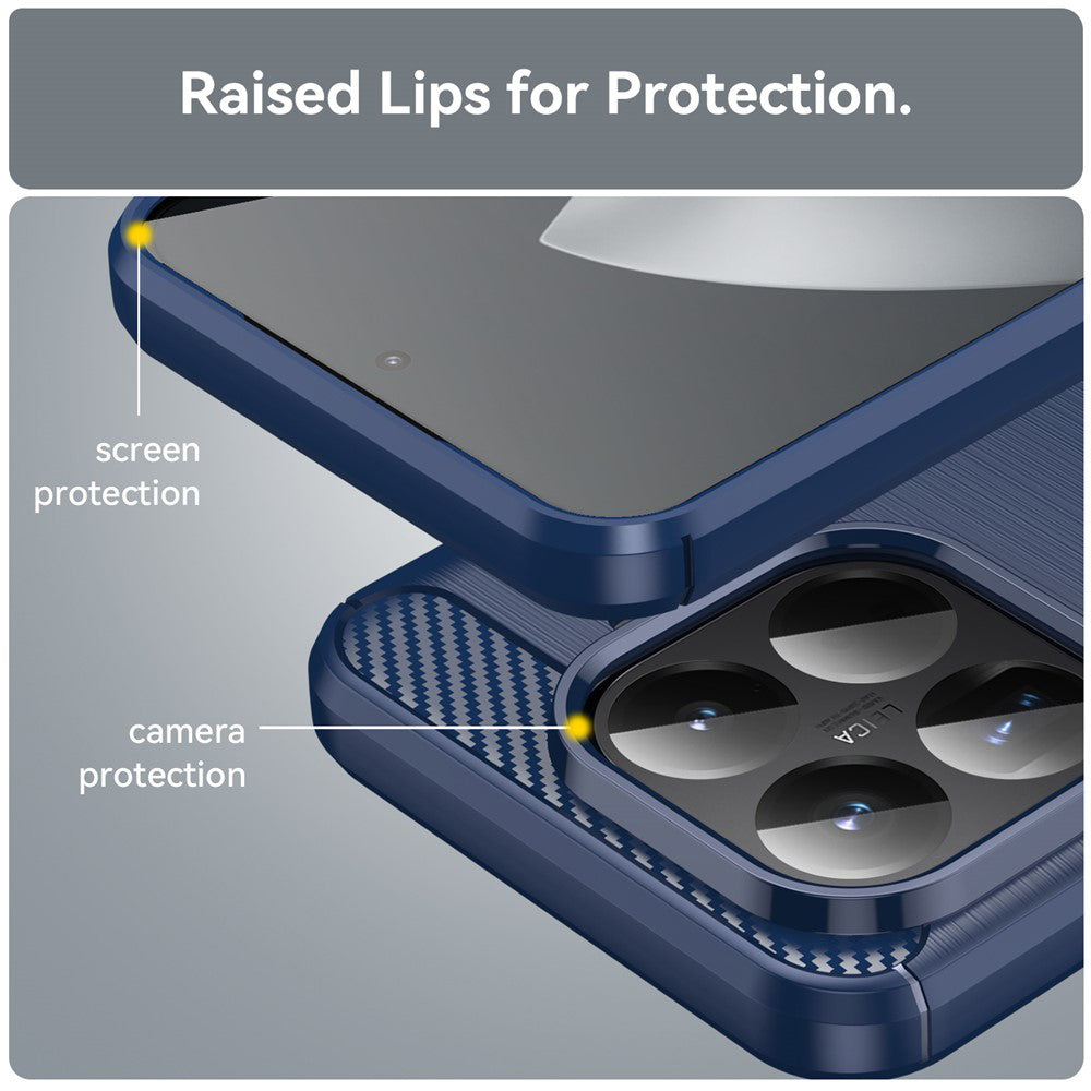 Case for Xiaomi 15T Pro, Techsuit, Carbon, Blue