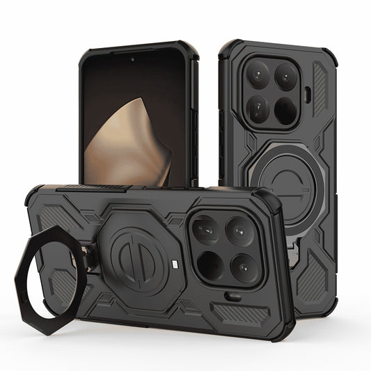 Hoes voor Xiaomi 15T Pro, Techsuit, Carbon Shield Pro, Zwart