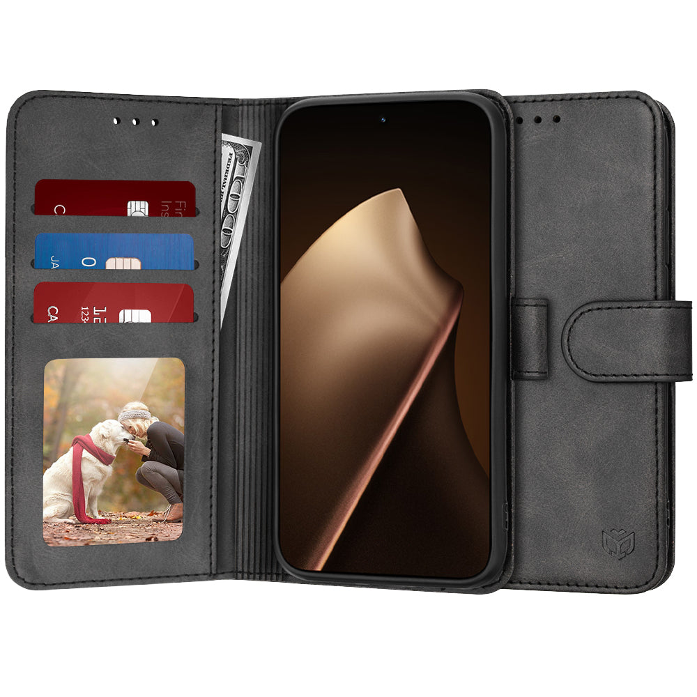 Hoes voor Xiaomi 15T Pro, Techsuit, Diary Book, Zwart