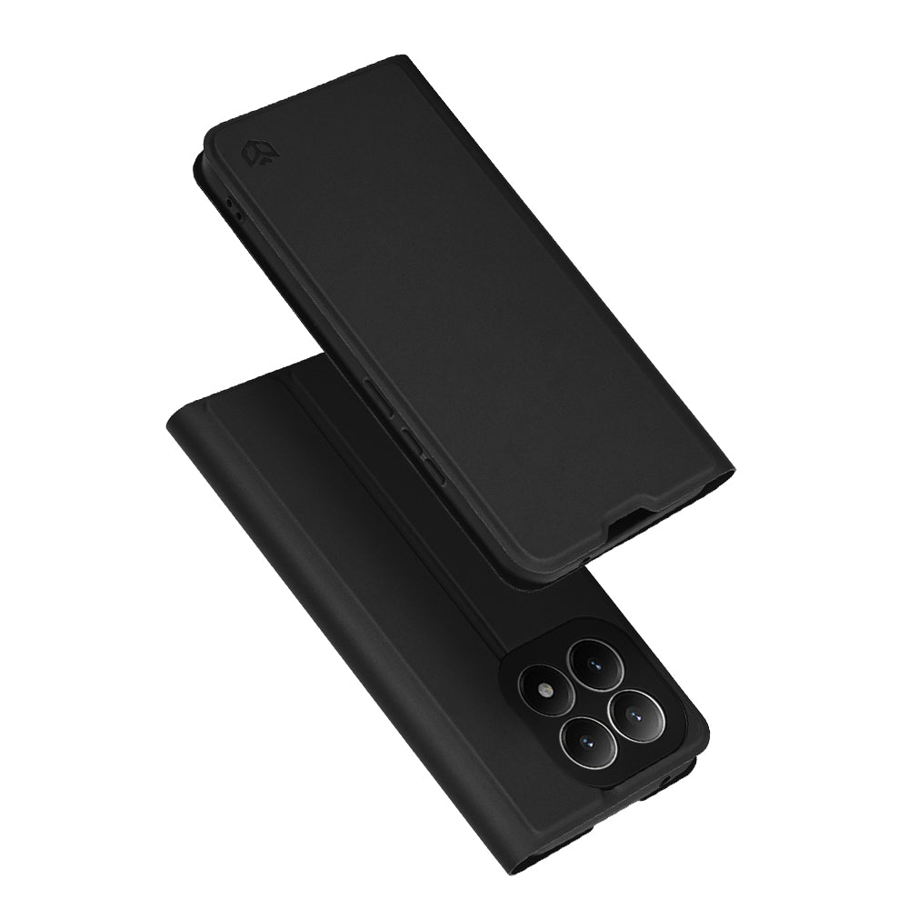 Hoes voor Xiaomi 15T, Techsuit, Magskin Book, Zwart