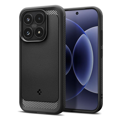 Hülle für Xiaomi 17, Spigen, Rugged Armor, Mattschwarz ACS10458