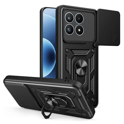 Coque pour Xiaomi 17, Techsuit, CamShield, Noire