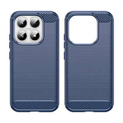 Étui pour Xiaomi 17, Techsuit, Carbone, Bleu