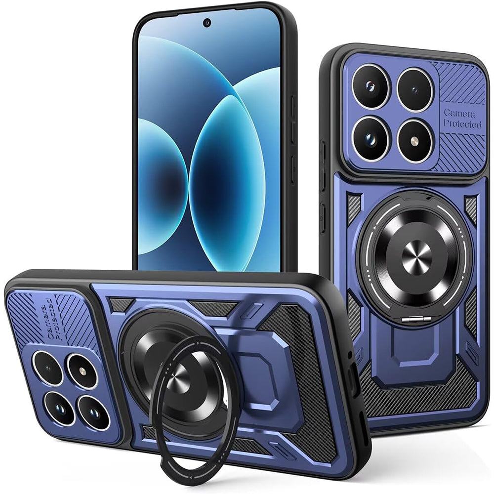 Hülle für Xiaomi 17, Techsuit, RuggedCam, Blau