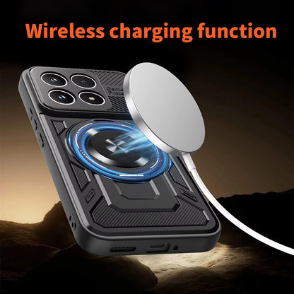 Hülle für Xiaomi 17, Techsuit, RuggedCam, Grau