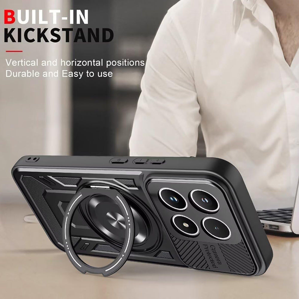 Hülle für Xiaomi 17, Techsuit, RuggedCam, Grau