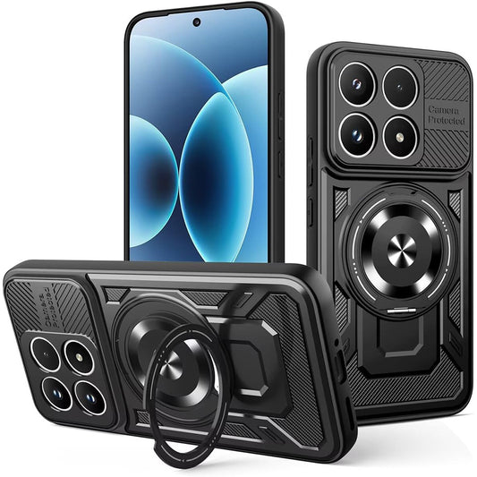 Hülle für Xiaomi 17, Techsuit, RuggedCam, Schwarz