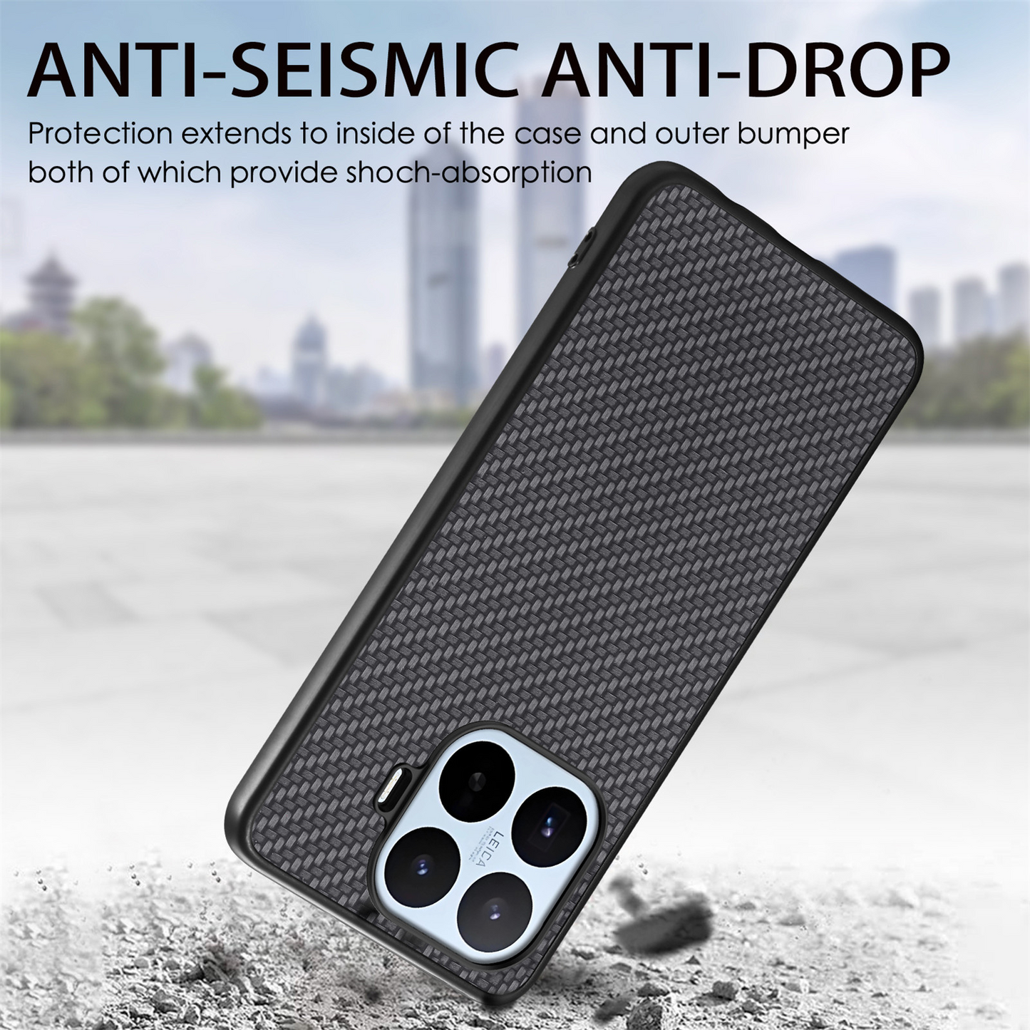 Hoes voor Xiaomi 17T, OEM, Carbon, Zwart