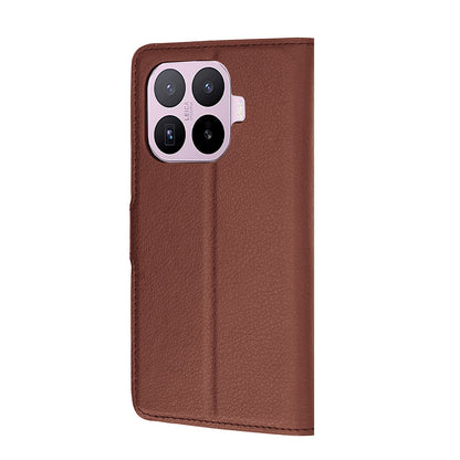 Hülle für Xiaomi 17T, Techsuit, Leder-Folio, Braun