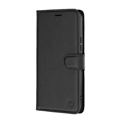 Hülle für Xiaomi 17T, Techsuit, Leder-Folio, Schwarz