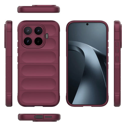 Coque pour Xiaomi 17T, Techsuit, Magic Shield, Bordeaux