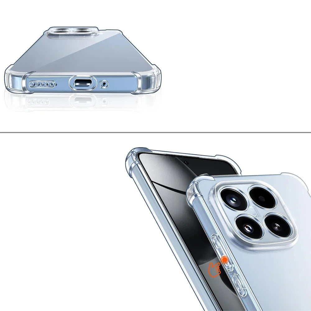 Coque pour Xiaomi 17T, Techsuit, Anti-choc Claire, Transparente