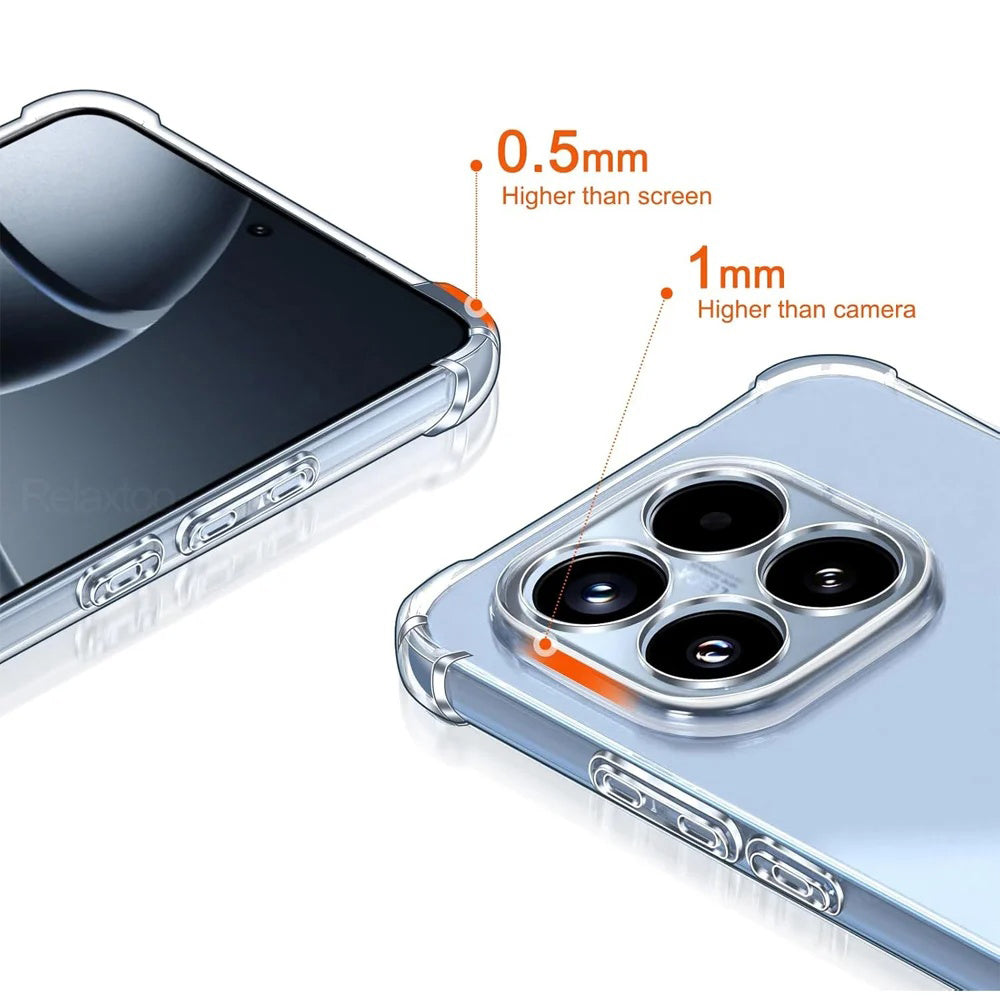 Coque pour Xiaomi 17T, Techsuit, Anti-choc Claire, Transparente