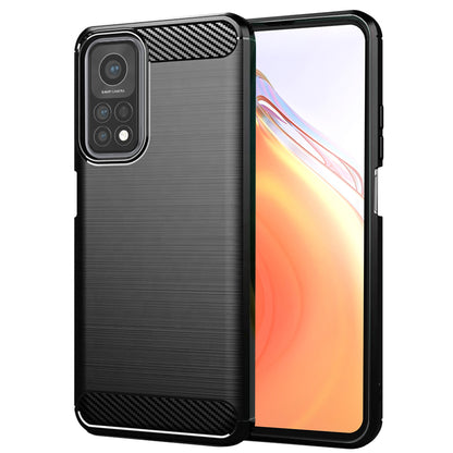 Coque pour Xiaomi Mi 10T 5G / 10T Pro 5G, Techsuit, Carbone, Noire