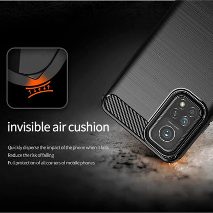 Coque pour Xiaomi Mi 10T 5G / 10T Pro 5G, Techsuit, Carbone, Noire