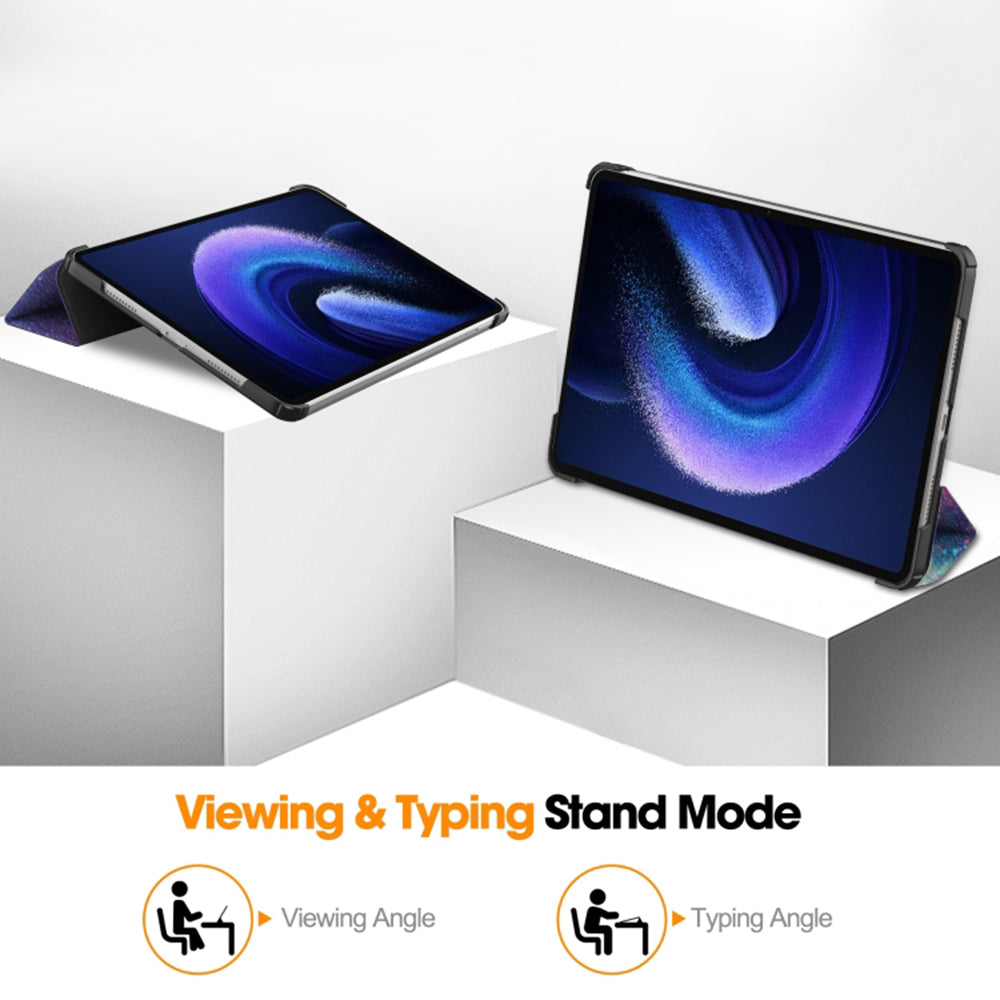 Hoes voor Xiaomi Pad 6 / 6 Pro, Techsuit, FoldPro Galaxy, Multicolor