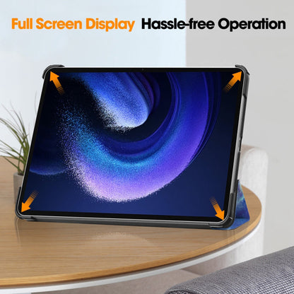 Hoes voor Xiaomi Pad 6 / 6 Pro, Techsuit, FoldPro Galaxy, Multicolor