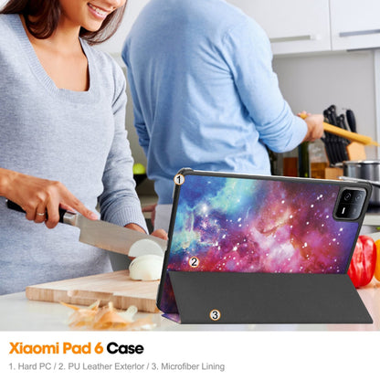 Hoes voor Xiaomi Pad 6 / 6 Pro, Techsuit, FoldPro Galaxy, Multicolor